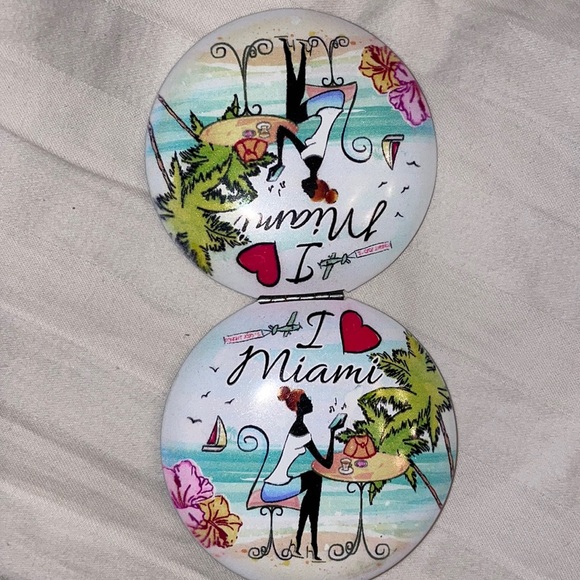 I love Miami mirror african American cafe gift present sorority aka DST zeta - Picture 2 of 3